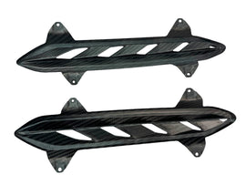 LAMBORGHINI URUS S/ PERFORMANTE FRONT BONNET GRILLS SET - SHINY BLACK 4ML823087C