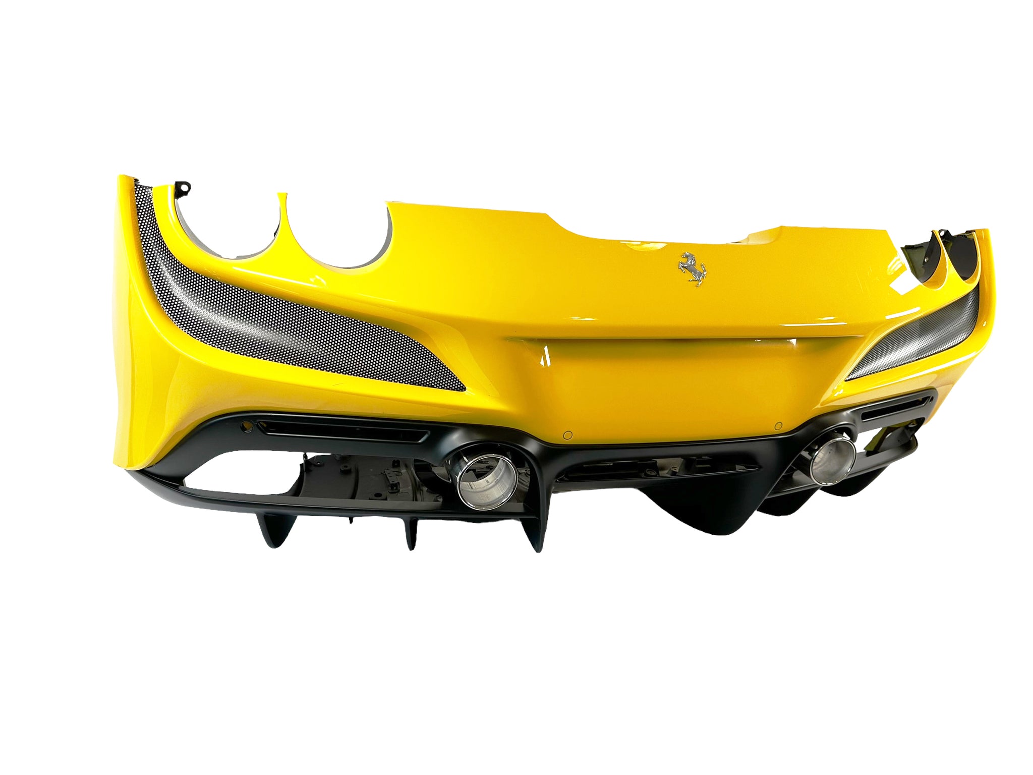 Ferrari F8 Performance Rear FERRARI F8 REAR BUMPER WITH DIFFUSER COMPLETE PARKING SENSOR YELLOW ...