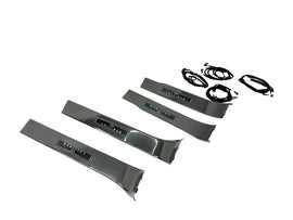 ROLLS ROYCE BLACK BADGE CULLINAN CARBON ILLUMINATED ENTRANCE THREAD PLATES