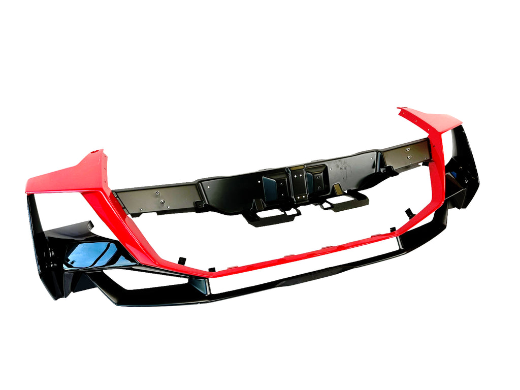 LAMBORGHINI HURACAN STO REAR BUMPER - BLACK/ RED 4T3807166B