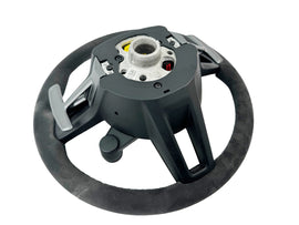 PORSCHE 992 TURBO S RACE TEK/ ALCANTARA STEERING WHEEL WITH GLOSS CARBON