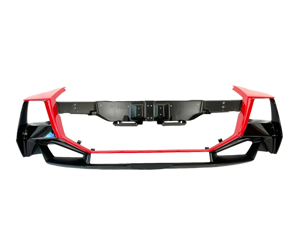 LAMBORGHINI HURACAN STO REAR BUMPER - BLACK/ ORANGE  4T3807166C