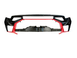 LAMBORGHINI HURACAN STO REAR BUMPER - BLACK/ RED 4T3807166B