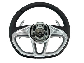 MCLAREN GT LEATHER STEERING WHEEL WITH ALUMINIUM PADDLES 22NA991GP-22SW001