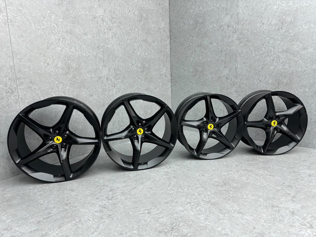 FERRARI PUROSANGUE 175 22/ 23" FORGED ALLOY WHEEL RIM SET BLACK 895987