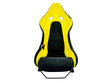 Load image into Gallery viewer, MCLAREN 675LT CARBON BUCKET RACE SEAT IN BLACK/ YELLOW (LEFT SEAT)