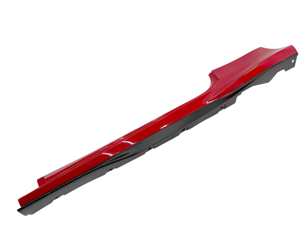 FERRARI F8 AERO SIDE SKIRT- ROSSO CORSA/ BLACK  LH - 985861772