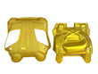Load image into Gallery viewer, MCLAREN 675LT MSO GOLD  EXHAUST HEAT SHIELD SET 11E0195RP 11E0194RP