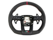 Load image into Gallery viewer, LAMBORGHINI PERFORMANTE URUS ALCANTARA STEERING WHEEL - BLACK/ ORANGE STITCH 4ML419091CE