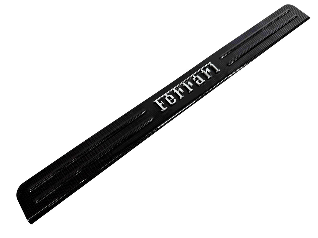 FERRARI 488/ F8 CARBON ENTRANCE SILLS KICK PLATE - LH 86538200