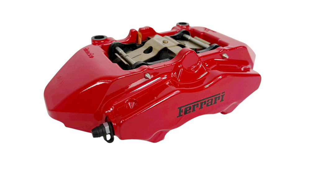FERRARI 430 RH REAR CERAMIC CALIPER UNIT WITH PADS - RED 228038