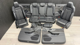 AUDI RSQ8 FULL BLACK LEATHER SEATS INTERIOR WITH DOOR CARDS AND CARBON TRIMS