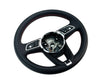 Load image into Gallery viewer, BENTLEY BENTAYGA BLACK LEATHER STEERING WHEEL WITH RED STITCHING 3B95429288