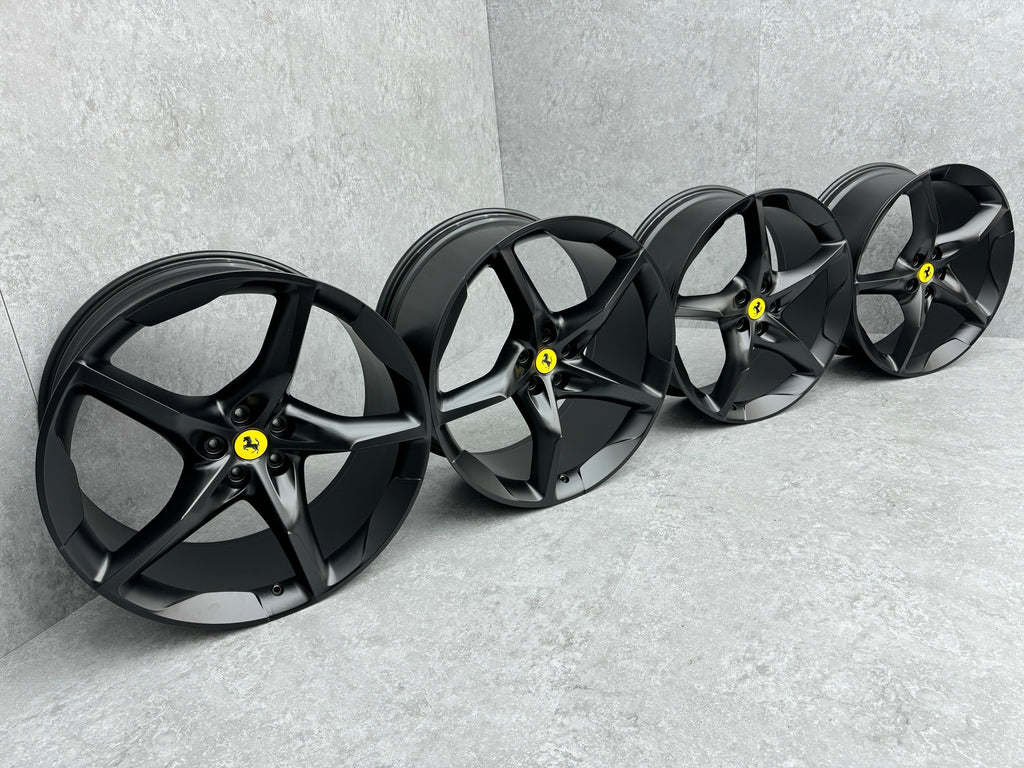 FERRARI PUROSANGUE 175 22/ 23" FORGED ALLOY WHEEL RIM SET BLACK 895987