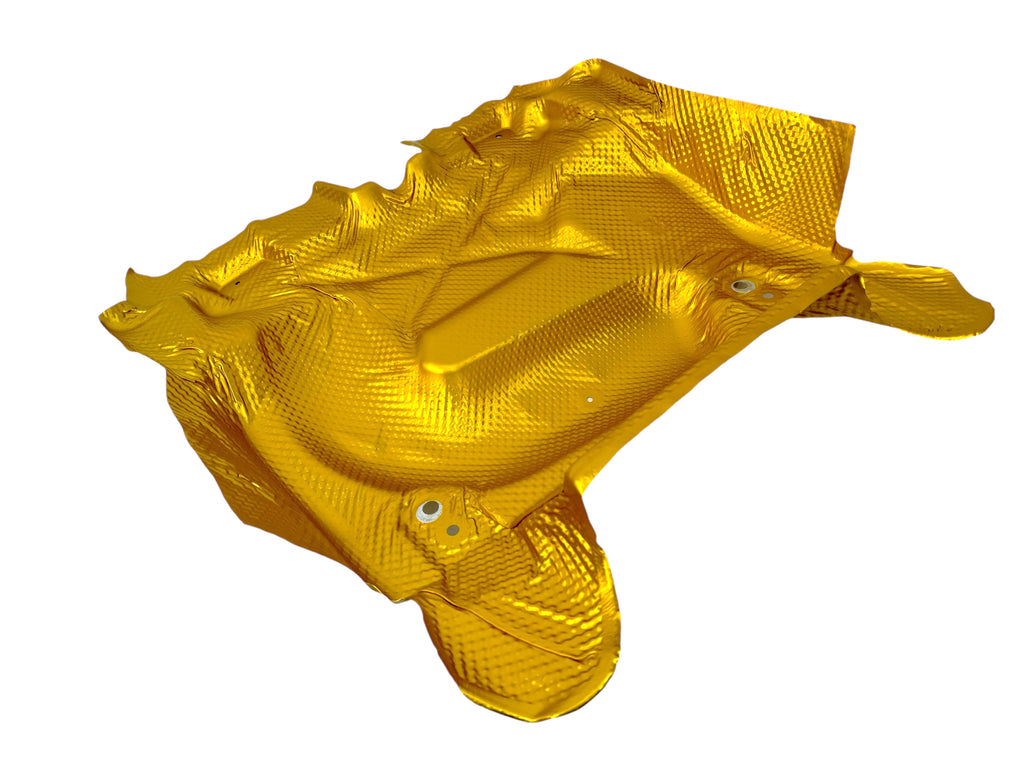 MCLAREN 675LT MSO GOLD LOWER EXHAUST HEAT SHIELD 11E0194RP