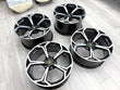 Load image into Gallery viewer, LAMBORGHINI URUS 22&quot; NATH MACHINE/BLACK ALLOY WHEELS SET 4ML601025Q