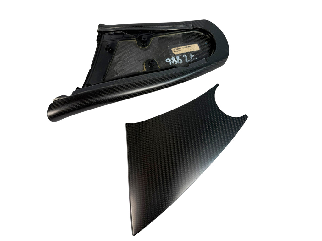 MCLAREN 675LT MSO MATT CARBON LEFT WING MIRROR ARM COVERS 11A6304MP 11A5940MP