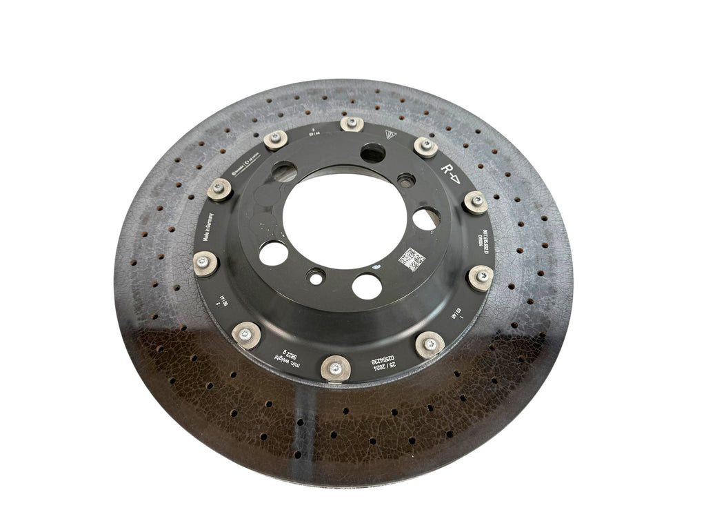 PORSCHE 992 GT3RS REAR RIGHT PCCB CERAMIC BRAKE DISC 9GT615602D