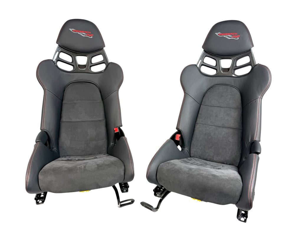 PORSCHE 992 GT3-RS WEISSACH CARBON RACING SEATS BLACK/ RED 9GT881303AYA3G