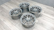 Load image into Gallery viewer, FERRARI 812  SUPERFAST GTS RACING WHEEL SET 323895 323894 (SILVER)