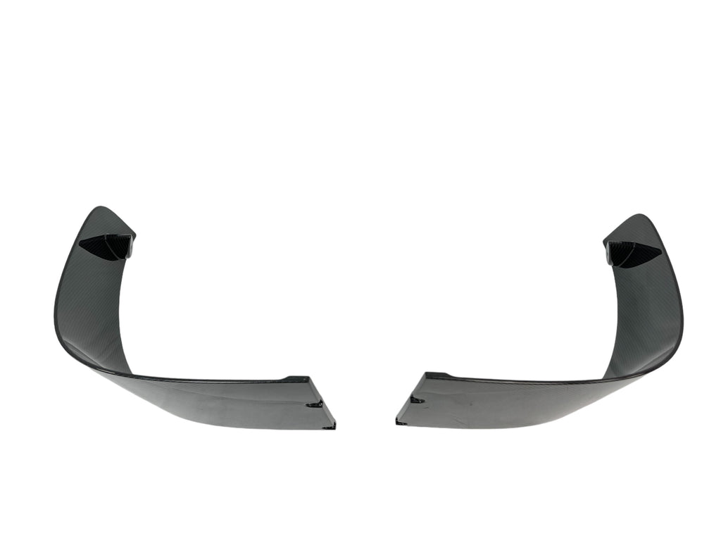 PORSCHE 918 CARBON WIESSACH REAR BUMPER SIDE AIR DEFLECTOR PLATE (PAIR) 91850572