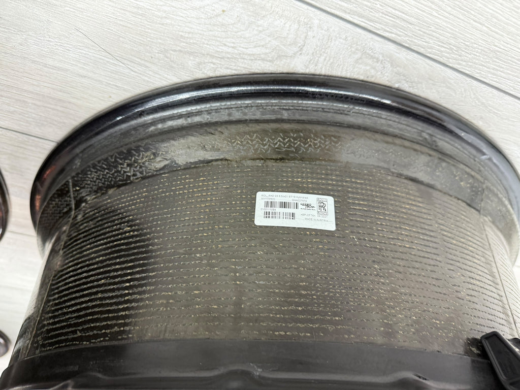 ROLLS ROYCE 2020+ GHOST BLACK BADGE CARBON WHEEL SET 500009532
