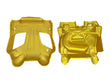 Load image into Gallery viewer, MCLAREN 675LT MSO GOLD  EXHAUST HEAT SHIELD SET 11E0195RP 11E0194RP