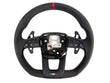 Load image into Gallery viewer, LAMBORGHINI PERFORMANTE URUS ALCANTARA STEERING WHEEL - BLACK/ ORANGE STITCH 4ML419091CE