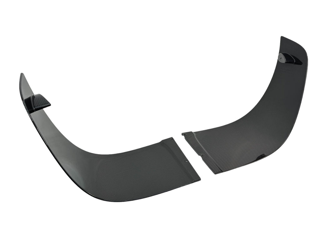 PORSCHE 918 CARBON WIESSACH REAR BUMPER SIDE AIR DEFLECTOR PLATE (PAIR) 91850572