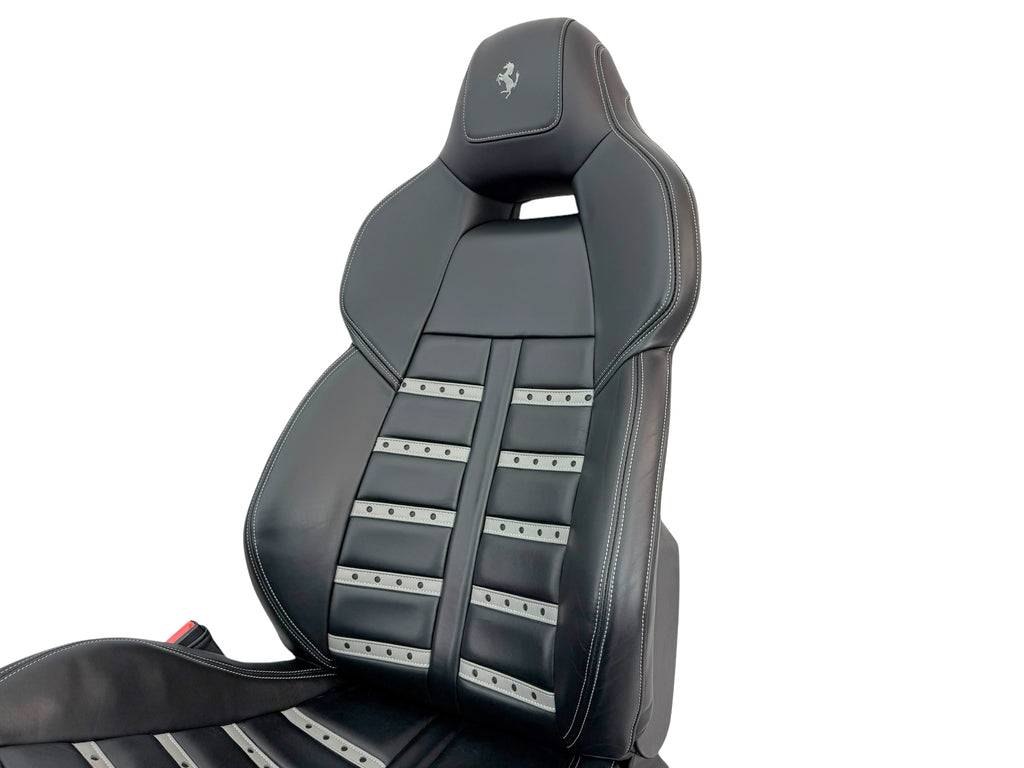FERRARI F12 COMFORT DAYTONA ELECTRIC SEATS BLACK/ GREY - RHD