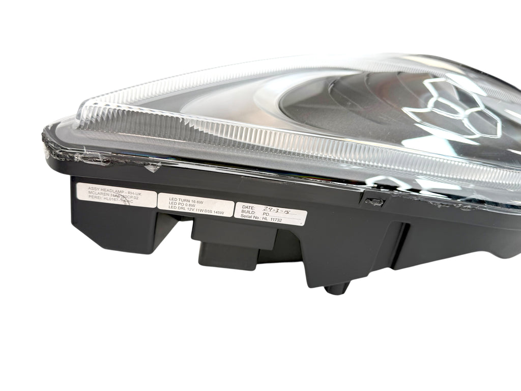 MCLAREN MP4 HEADLIGHT SET RHD UK SPEC 11A6179CP 11A6180CP