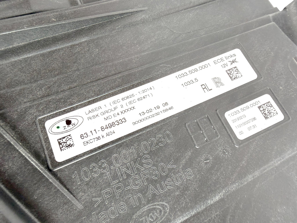 ROLL ROYCE CULLINAN LEFT HEADLIGHT 6311 9853212