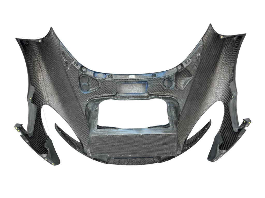 MCLAREN P1 FULL FRONT END MSO VISIBLE CARBON CLAM SHELL 12A2992CP