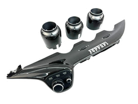 FERRARI F12 LHD CARBON DASH CENTRE COVER WITH CARBON AIRVENTS KIT 84722400