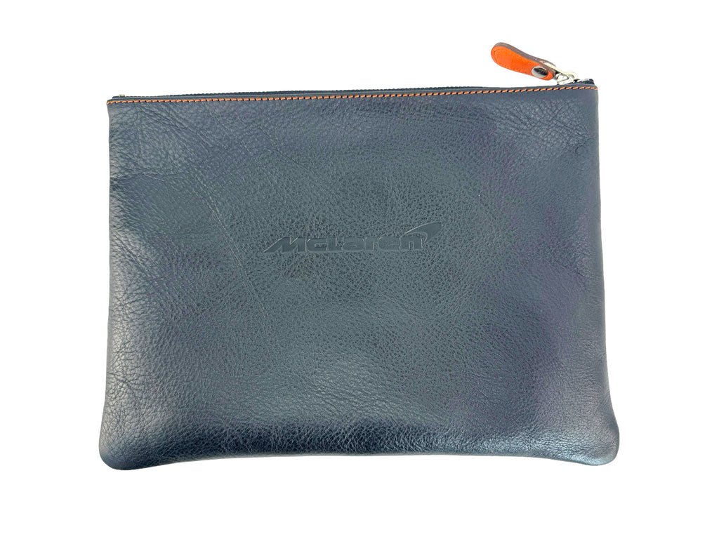MCLAREN LEATHER OWNERS MANUAL HOLDER HAND MADE BY GHURKA FOR MCLAREN