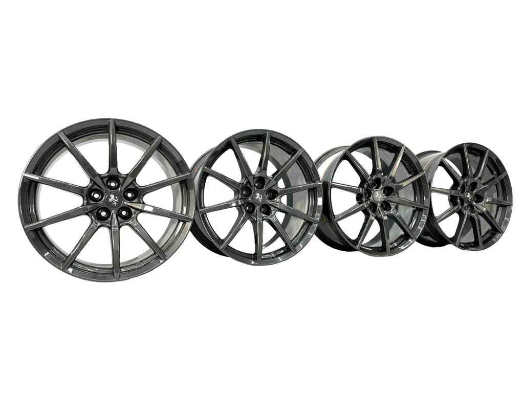 FERRARI 488 PISTA/ F8 CARBON ALLOY WHEELS SET RIMS ONLY 70004445