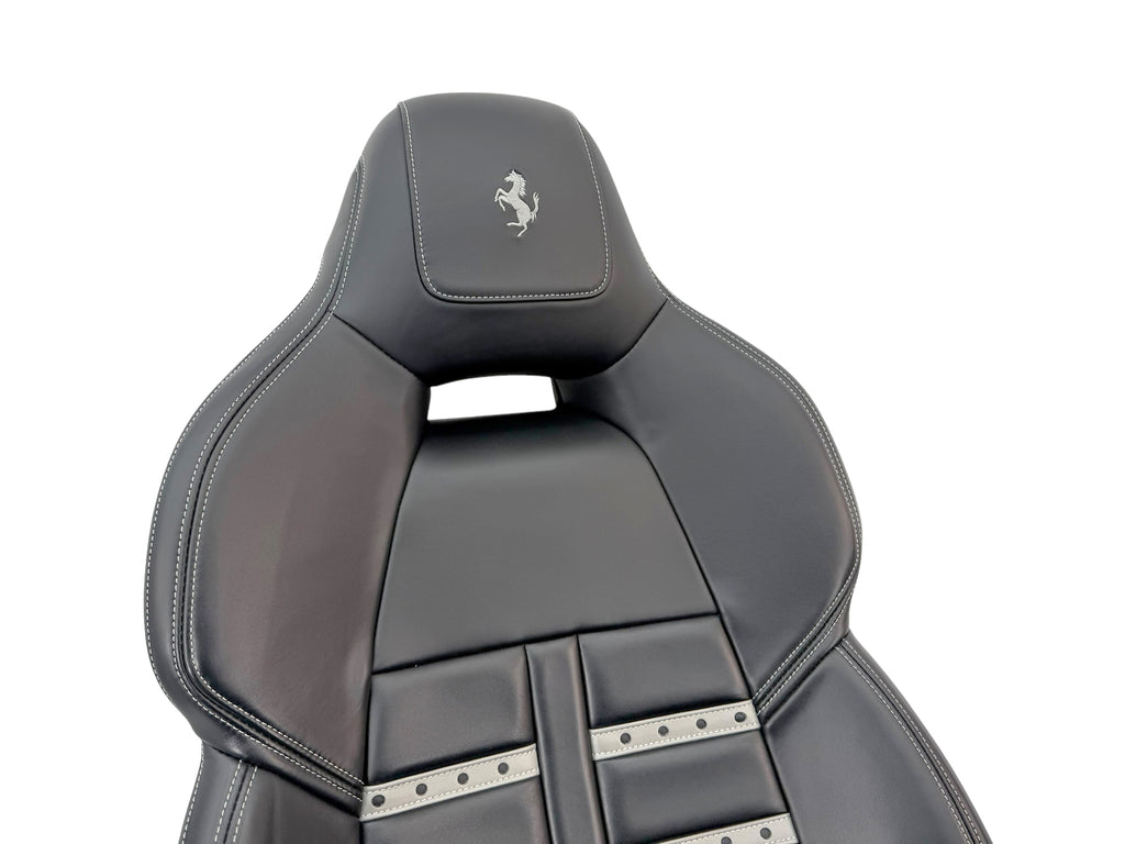 FERRARI F12 COMFORT DAYTONA ELECTRIC SEATS BLACK/ GREY - RHD