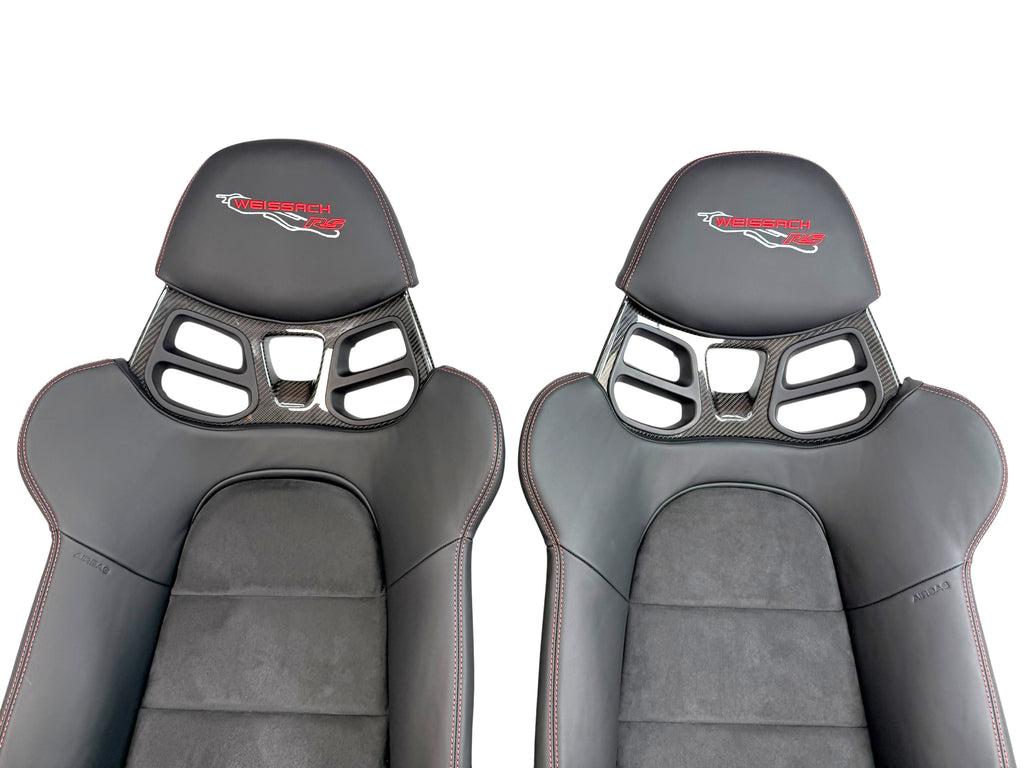 PORSCHE 992 GT3-RS WEISSACH CARBON RACING SEATS BLACK/ RED 9GT881303AYA3G