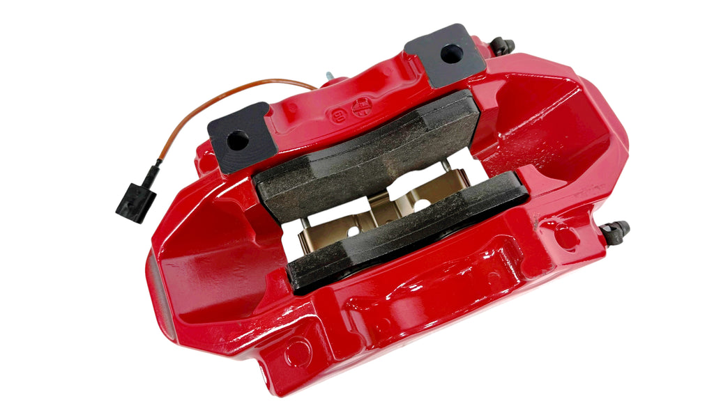 FERRARI 430 RH REAR CERAMIC CALIPER UNIT WITH PADS - RED 228038