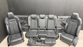 AUDI RSQ8 FULL BLACK LEATHER SEATS INTERIOR WITH DOOR CARDS AND CARBON TRIMS