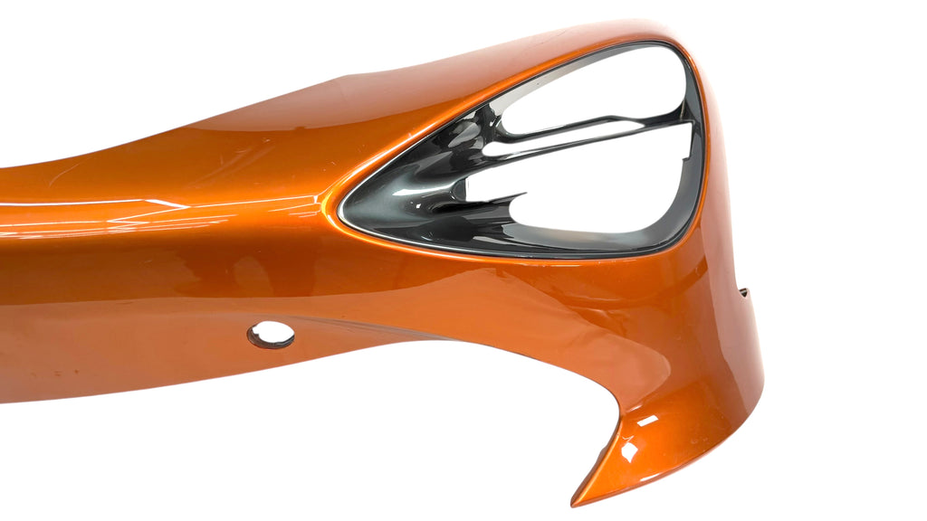 MCLAREN 720S FRONT BUMPER SKIN WITH HEADLIGHT BEZELS 14A0153CP (VOLCANO ORANGE)
