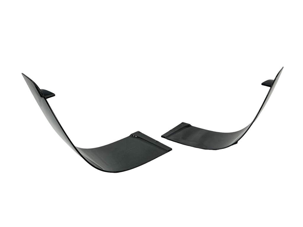 PORSCHE 918 CARBON WIESSACH REAR BUMPER SIDE AIR DEFLECTOR PLATE (PAIR) 91850572
