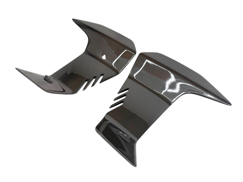 MCLAREN SOLUS GT MSO VISUAL CARBON SPOILER END PLATES SET BC08A631RP