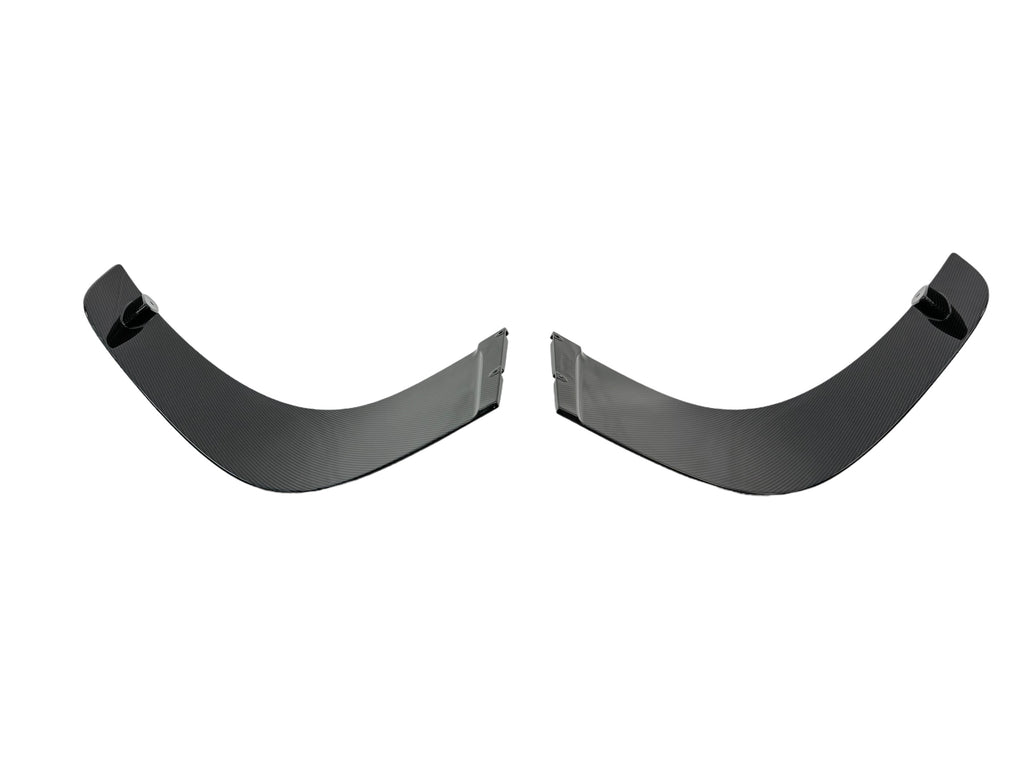 PORSCHE 918 CARBON WIESSACH REAR BUMPER SIDE AIR DEFLECTOR PLATE (PAIR) 91850572