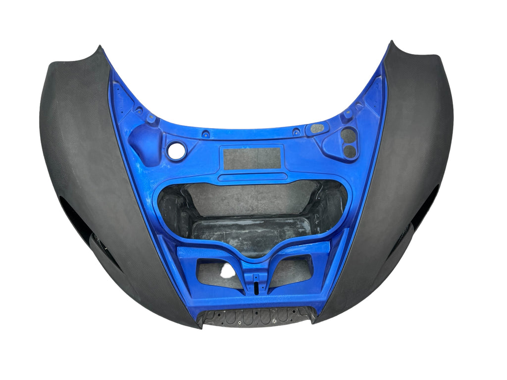 MCLAREN P1 FULL FRONT END MSO VISIBLE CARBON CLAM SHELL 12A2992CP