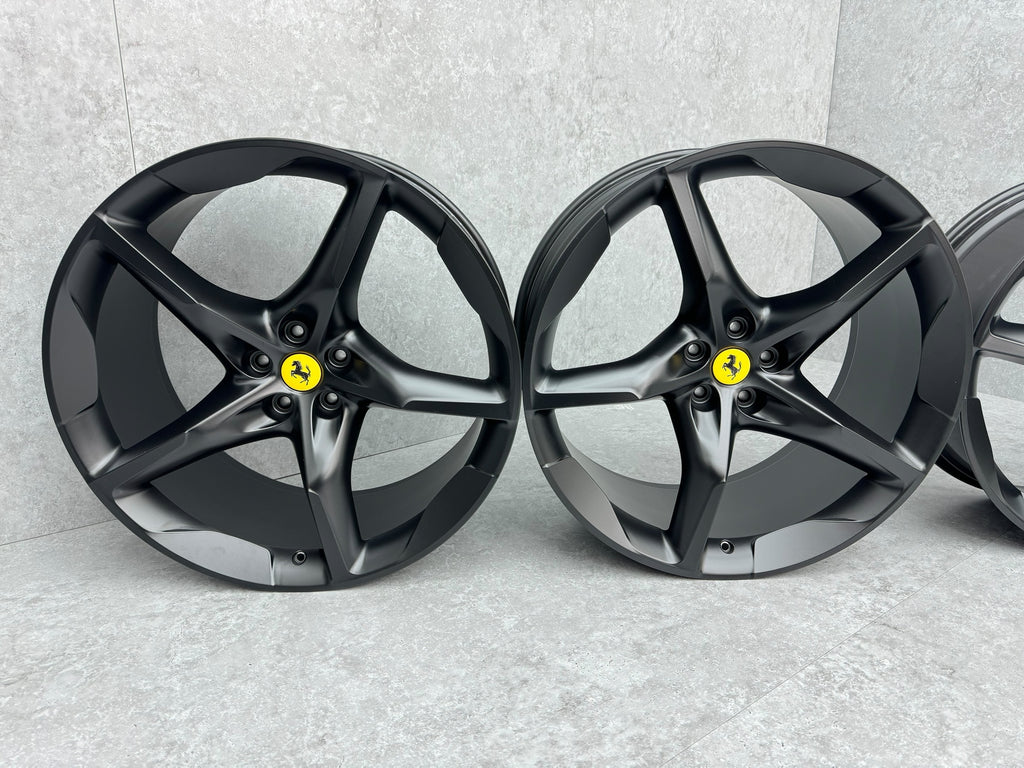 FERRARI PUROSANGUE 175 22/ 23" FORGED ALLOY WHEEL RIM SET BLACK 895987
