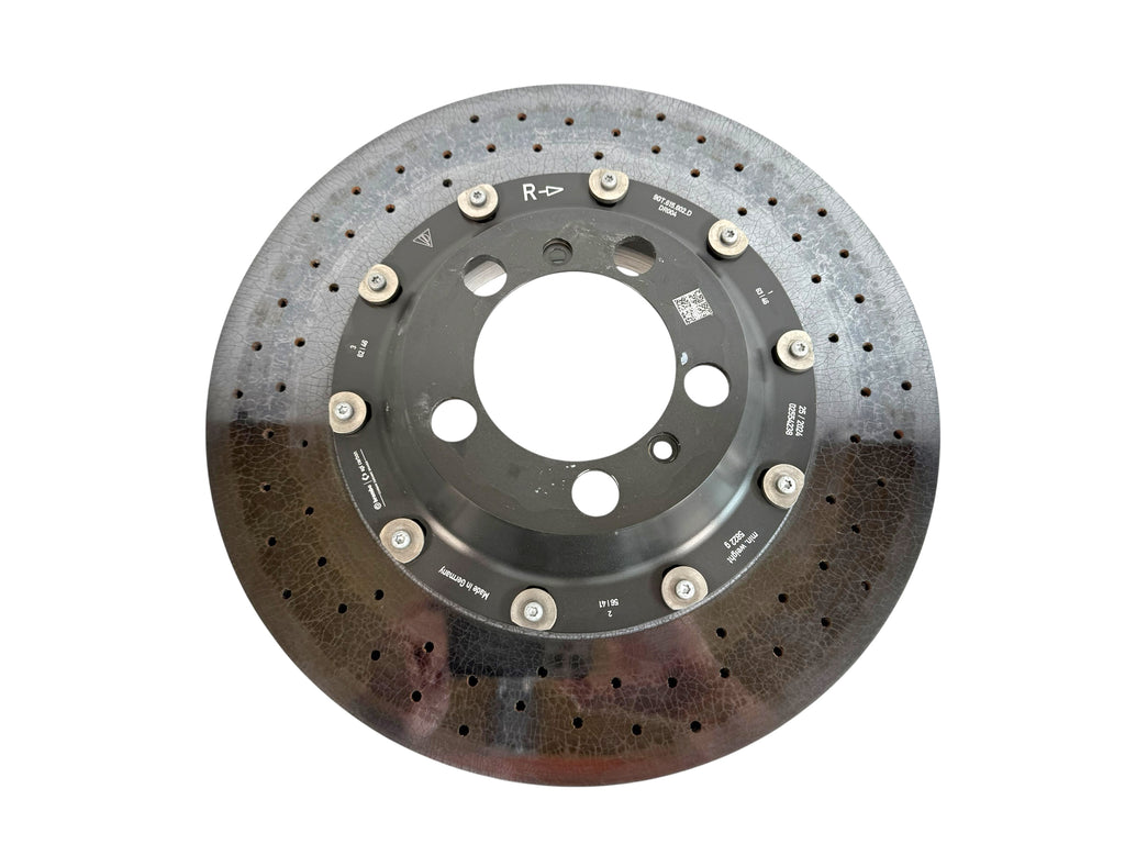 PORSCHE 992 GT3RS REAR RIGHT PCCB CERAMIC BRAKE DISC 9GT615602D
