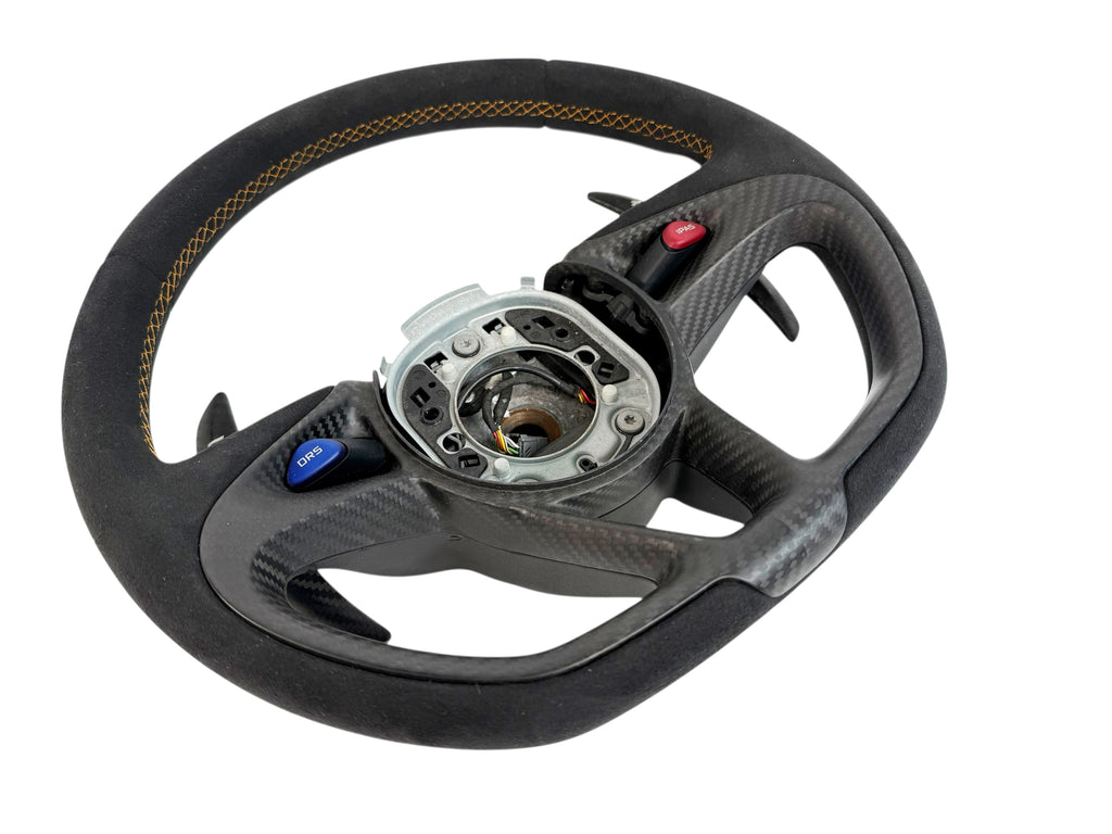 MCLAREN P1 MSO CARBON ALCANTARA STEERING WHEEL 121195CP-P1005AW