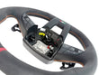 Load image into Gallery viewer, LAMBORGHINI PERFORMANTE URUS ALCANTARA STEERING WHEEL - BLACK/ ORANGE STITCH 4ML419091CE
