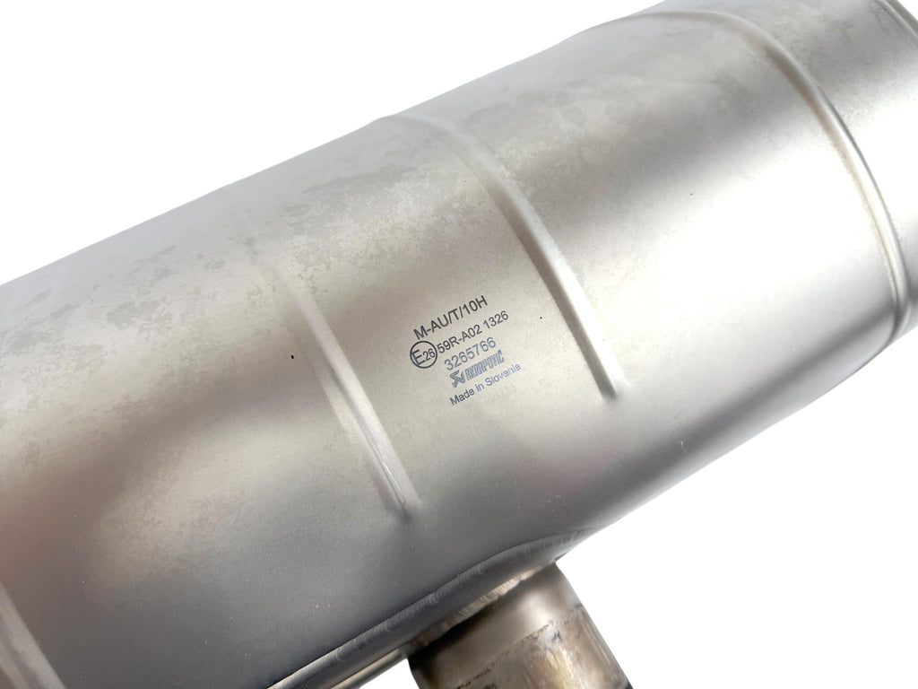 Akrapovic Evolution Line Catback Exhaust System Titanium Audi RSQ8 4M 2020-